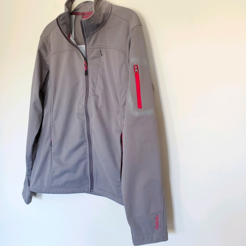 Cabela's Windstopper Soft Shell Jacket Gray Women… - image 4